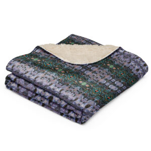 Abalone Shape Sherpa blanket